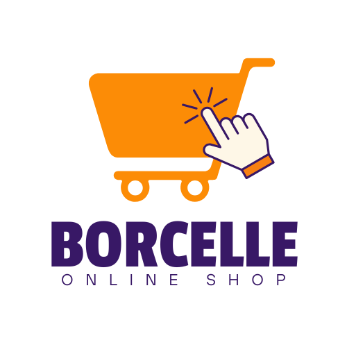 Purple Orange Simple Online Shop Logo